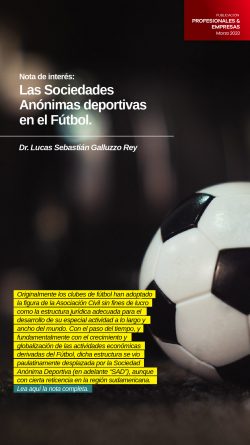 Sociedades Anónimas Deportivas. La Solución para el Fútbol Uruguayo. – Lex  Sportiva