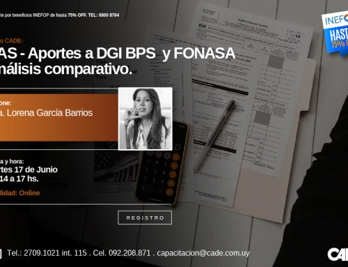 Curso x Zoom: SAS – Aportes a DGI BPS  y FONASA. Análisis comparativo.