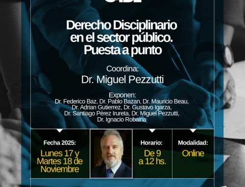 #CursoCADE Online: Derecho disciplinario en el sector público. Puesta a punto.