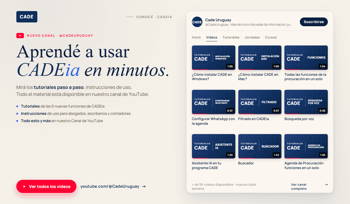 CADEia YouTube Banner